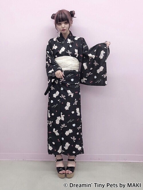Ailand Ailand Ank Rougeの浴衣を使ったコーディネート Wear
