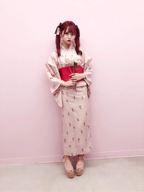 Ailand Ailand Ank Rougeの浴衣を使ったコーディネート Wear Ailand Ailand Ank Rougeの浴衣を使ったコーディネート Wear