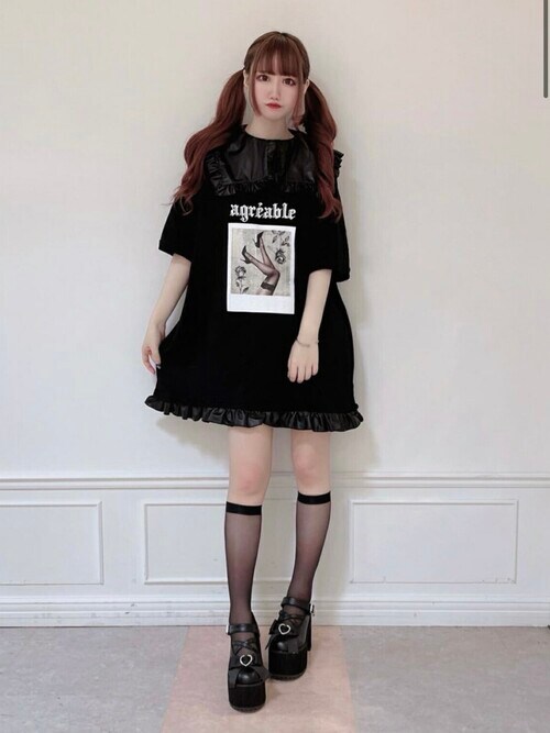 Ailandailandさんのtシャツ カットソーを使ったコーディネート Zozotown