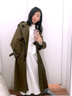 「Causerie（コズリ）のアイテム」を使った、ma---riさん（レディース・151cm）の冬コーディネート