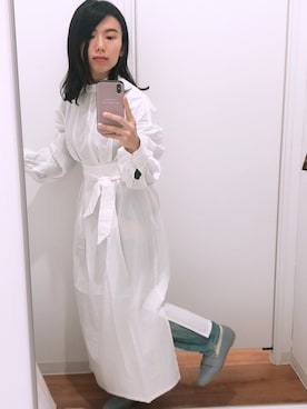 「Causerie（コズリ）のアイテム」を使った、ma---riさん（レディース・151cm）の春コーディネート