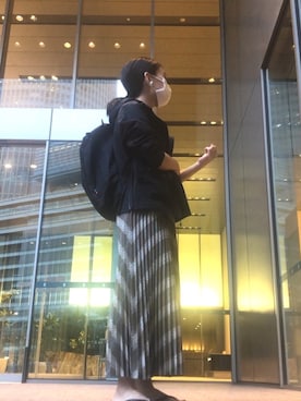 「Saturdays NYC（サタデーズ ニューヨークシティ ）のアイテム（サンダル）」を使った、ma---riさん（レディース・151cm）の春コーディネート