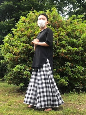 「Saturdays NYC（サタデーズ ニューヨークシティ ）のアイテム（サンダル）」を使った、ma---riさん（レディース・151cm）の春コーディネート