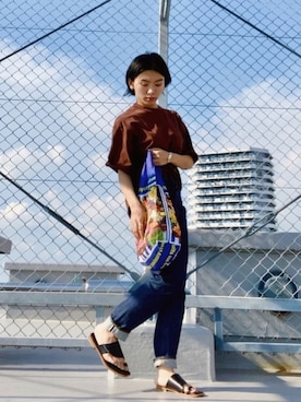 「THE SHINZONE（ザ　シンゾーン）のIVY JEANS（デニムパンツ）」を使った、ma---riさん（レディース・151cm）の秋コーディネート