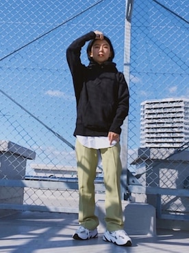 「Kastane」｜「アイテム（パーカー）」を使った、ma---riさん（レディース・151cm）の秋コーディネート
