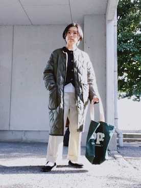 「THE SHINZONE（ザ　シンゾーン）のアイテム（その他アウター）」を使った、ma---riさん（レディース・151cm）の冬コーディネート