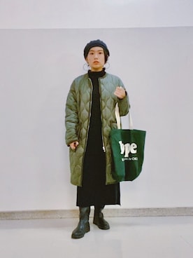 「THE SHINZONE（ザ　シンゾーン）のアイテム（その他アウター）」を使った、ma---riさん（レディース・151cm）の冬コーディネート