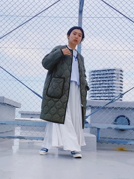「THE SHINZONE（ザ　シンゾーン）のアイテム（その他アウター）」を使った、ma---riさん（レディース・151cm）の冬コーディネート