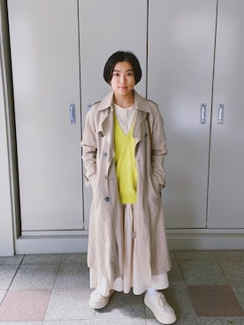 「oblekt（オブレクト）のアイテム」を使った、ma---riさん（レディース・151cm）の春コーディネート