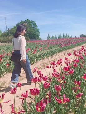 hasumarin☺︎さん（レディース・152cm）の春コーディネート