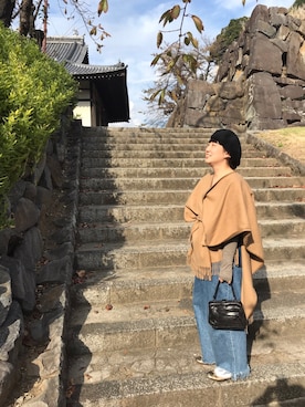 「MAISON EUREKA（メゾンエウレカ）のアイテム」を使った、ogさん（レディース・157cm）の秋コーディネート