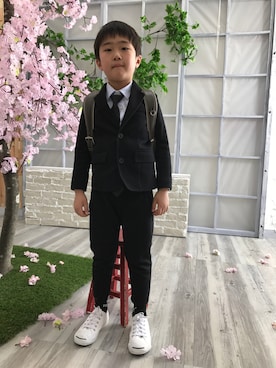 「ZARA KIDS」｜「アイテム（セットアップ）」を使った、kanaaah7.sさん（レディース・164cm）の春コーディネート