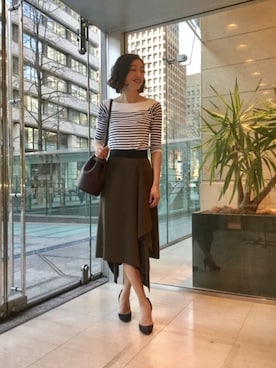 「mulberry」｜Tomoko.Kさん（レディース・163cm）の春コーディネート