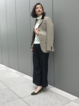 「MIRIAM HASKELL（ミリアムハスケル）のアイテム」を使った、Tomoko.Kさん（レディース・163cm）の秋コーディネート