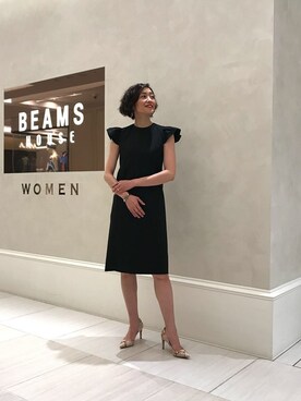 「EFFE BEAMS（エッフェビームス）のアイテム」を使った、Tomoko.Kさん（レディース・163cm）の春コーディネート