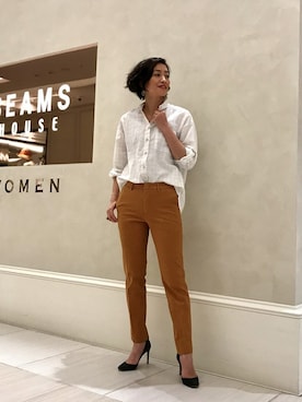 「EFFE BEAMS（エッフェビームス）のアイテム」を使った、Tomoko.Kさん（レディース・163cm）の春コーディネート