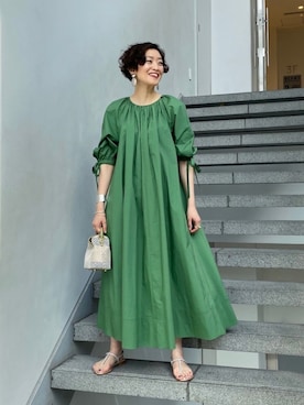 「EFFE BEAMS（エッフェビームス）のアイテム」を使った、Tomoko.Kさん（レディース・163cm）の夏コーディネート