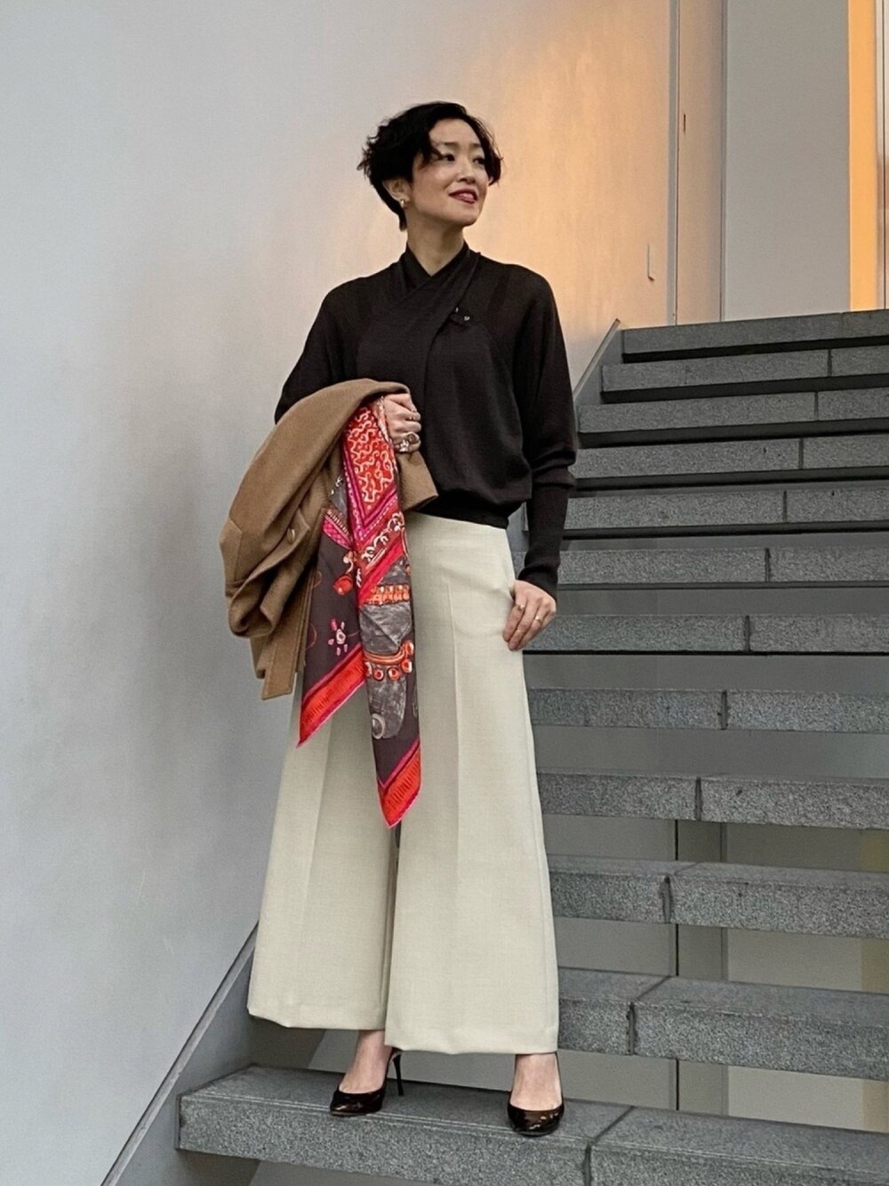 other - サポートサーフェス ウール フロントクロス ハイネックニット セーター 長袖 1 EFFE BEAMS（エッフェビームス）の「SUPPORT SURFACE / フロント