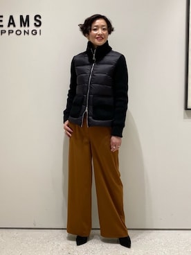 「EFFE BEAMS（エッフェビームス）のアイテム」を使った、Tomoko.Kさん（レディース・163cm）の冬コーディネート