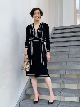 「きちんとスタイル」｜Tomoko.Kさん（レディース・163cm）の冬コーディネート