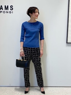 「EFFE BEAMS（エッフェビームス）のアイテム」を使った、Tomoko.Kさん（レディース・163cm）の冬コーディネート