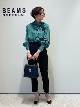 「EFFE BEAMS（エッフェビームス）のアイテム」を使った、Tomoko.Kさん（レディース・163cm）の春コーディネート