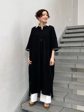 「EFFE BEAMS（エッフェビームス）のアイテム（パンツ）」を使った、Tomoko.Kさん（レディース・163cm）の春コーディネート