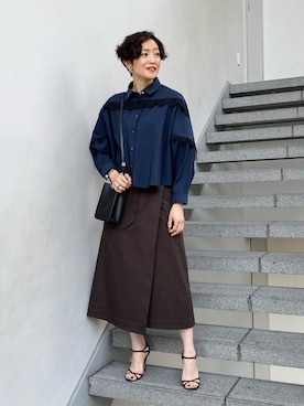 「EFFE BEAMS（エッフェビームス）のアイテム」を使った、Tomoko.Kさん（レディース・163cm）の春コーディネート