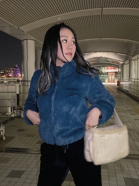 「忘れたのアイテム（バッグ、ブルー系）」を使った、kozuecさん（レディース・160cm）の春コーディネート