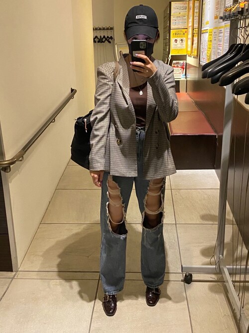 H M エイチ アンド エム のスーツジャケットを使ったレディース人気ファッションコーディネート Sciaky