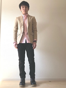 shutaさん（メンズ・165cm）の春コーディネート