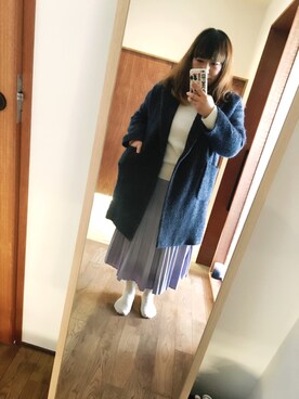 「PAR ICI」｜「アイテム（その他アウター）」を使った、maruさん（レディース・150cm）の冬コーディネート