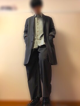 「RAGEBLUE（レイジブルー）のアイテム（その他シューズ）」を使った、　れい　さん（メンズ・177cm）の冬コーディネート