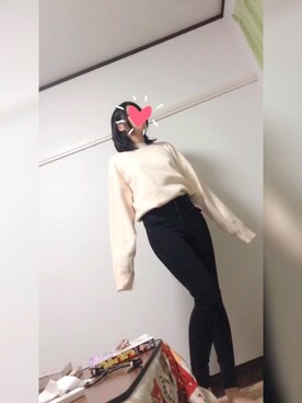 「GUコーデ」｜「アイテム（音楽/本・雑誌）」を使った、ノッポすみちゃ「Over165↑」さん（レディース・171cm）の冬コーディネート