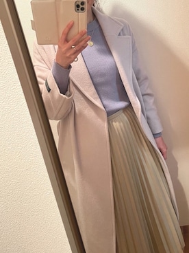 「パワショルニット」｜mh718さん（レディース・169cm）の春コーディネート