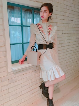 「topofthehill」｜みぞきょ♡さん（レディース・163cm）の春コーディネート