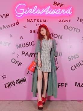 「goa（ゴア）のアイテム（その他アウター）」を使った、みぞきょ♡さん（レディース・163cm）の春コーディネート