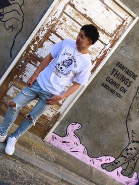 「IRIE by Irielife」｜𝐊さん（メンズ・180cm）の夏コーディネート