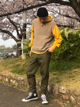 𝐊さん（メンズ・180cm）の春コーディネート