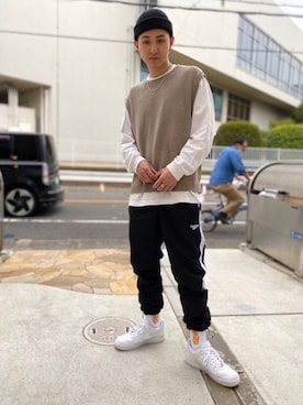 𝐊さん（メンズ・180cm）の春コーディネート