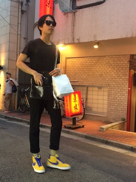 「KSUBI（スビ）のアイテム」を使った、YOUさん（メンズ・185cm）の秋コーディネート