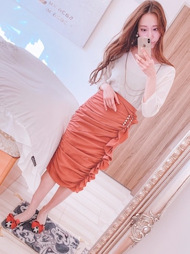 「eimy istoire」｜「アイテム（アクセサリー）」を使った、りぼんさん（レディース・164cm）の冬コーディネート