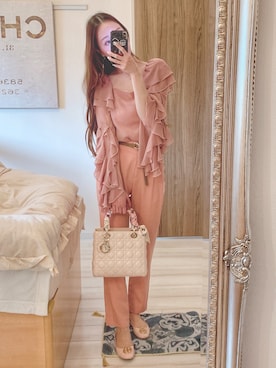 「Estella.K（エステラケー）のアイテム」を使った、りぼんさん（レディース・164cm）の冬コーディネート