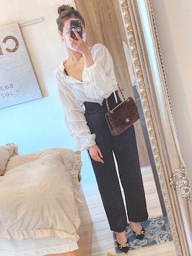 「Estella.K（エステラケー）のアイテム」を使った、りぼんさん（レディース・164cm）の冬コーディネート