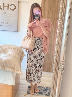 「Estella.K（エステラケー）のアイテム」を使った、りぼんさん（レディース・164cm）の冬コーディネート