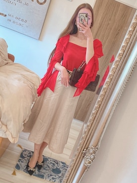 「Estella.K（エステラケー）のアイテム」を使った、りぼんさん（レディース・164cm）の冬コーディネート