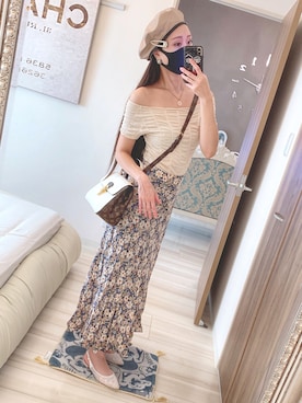 「emiriawiz（エミリアウィズ）のアイテム」を使った、りぼんさん（レディース・165cm）の秋コーディネート