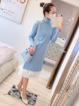 「Chesty（チェスティー）のアイテム（ワンピース/ドレス）」を使った、りぼんさん（レディース・165cm）の秋コーディネート