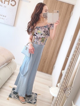 「BCBGMAXAZRIA（ビーシービージーマックスアズリア）のアイテム」を使った、りぼんさん（レディース・165cm）の春コーディネート