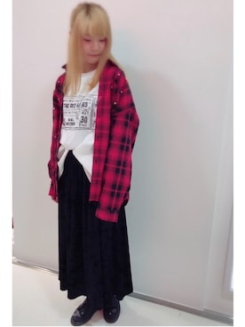 「black」｜YUさん（レディース・160cm）の秋コーディネート